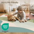 thumbnail image 3 of ODIKA 6'x9' Soft Pastel Tones Abstract Mid-Century Washable Area Rug Elegant Geometric Shapes and Artistic Patterns for Family Room, Living Mater Bedroom, Non-Slip, Easy Care, 3 of 6