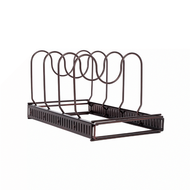 Brrnoo Lid Organizers Kitchen Pan Pot Lid Organizer Rack