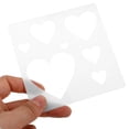 thumbnail image 6 of HOOWIFFY Heart Shape Stencils 1 Pcs Plastic For Diy Craft And Painting Friends Use, 6 of 8