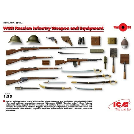 1/35 WWI Russian Infantry Weapon & Equipment