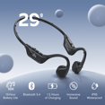thumbnail image 2 of Auriculares de conducción ósea MRYTKY Open Ear Bluetooth 5.4 negros, 2 of 6