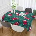 thumbnail image 4 of SKYSONIC 60”x90" Square Tablecloth with Cartoon Santa Claus Dancing Prints, Anti-Wrinkle and Smooth Table Cloth for Kitchen/Home Decoration, 4 of 7