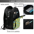 thumbnail image 4 of Balery Lemon Mochila con carga USB para hombre y mujer - Mochila impermeable y antirrobo para portátil con puerto USB para viajes, trabajo, estudios y universidad, 4 of 7