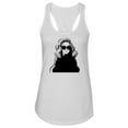 thumbnail image 1 of Woman With Coat And Sunglasses Tank Women -Image by Shutterstock, Female Small, 1 of 4