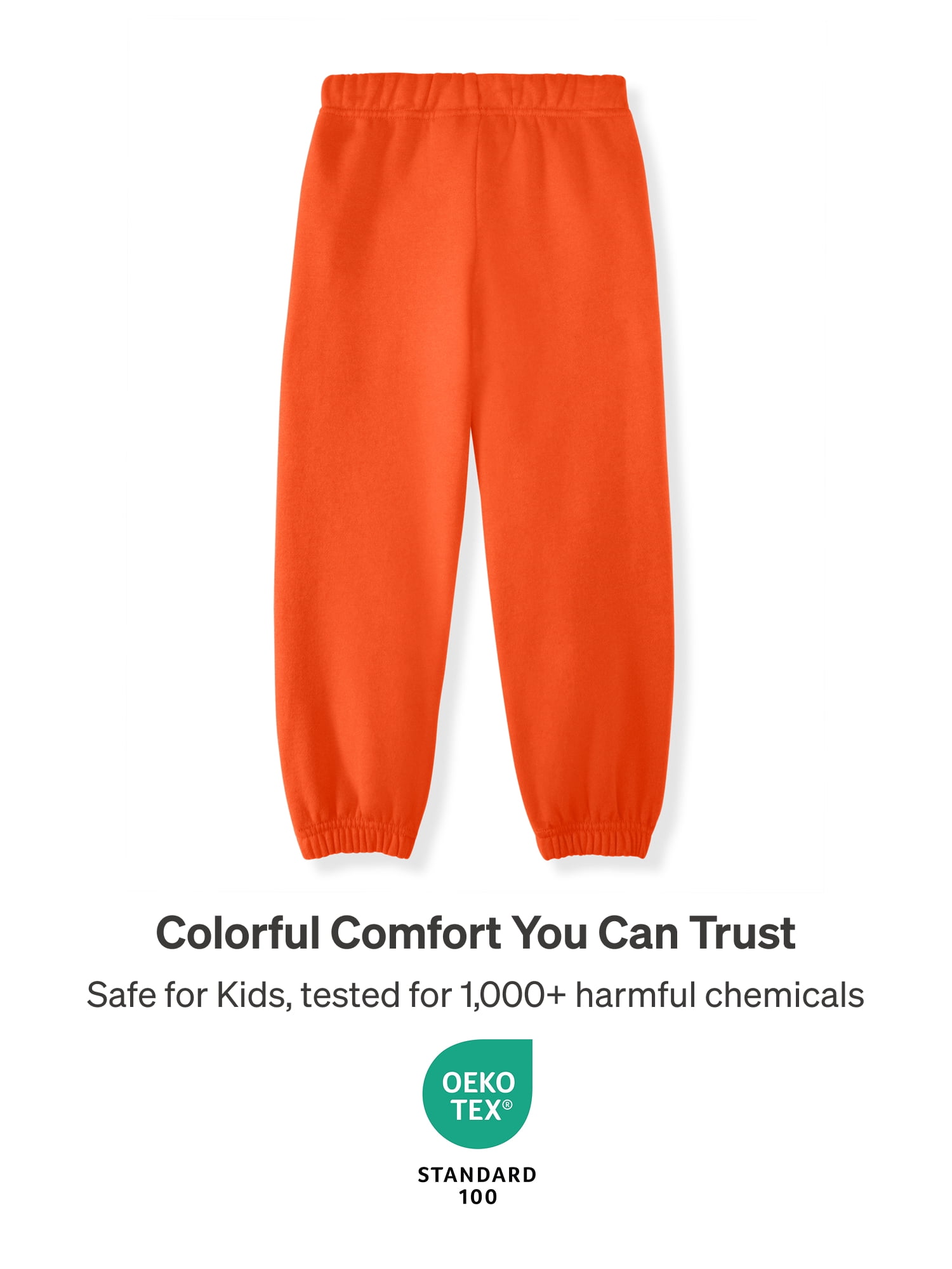 Color Mix by Garanimals Baby & Toddler Fleece Sweatpants, Sizes 0–6T