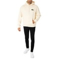 thumbnail image 5 of Lacoste Loose Fit Organic Cotton Pullover Hoodie, Beige, 5 of 6