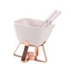 thumbnail image 4 of Olla para fondue de chocolate, olla para chocolate caliente, olla para helado, olla para derretir cera, fondue de cerámica Estante rosa dorado, 4 of 9