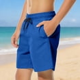 thumbnail image 6 of OGLCCG Boy's Swim Trunks with Compression Liner Kids Stretch Quick Dry Bathing Suits Drawstring Board Shorts with Pockets 6-14 Years, 6 of 8