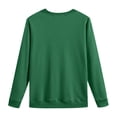 thumbnail image 5 of Nugftut Sweatshirts for Women Letter Printed Plain Sweatshirts Crew Neck Long Sleeve Casual Loose Pullover Top, 5 of 5