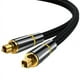 thumbnail image 3 of Cable de Audio Óptico Digital de 2 M, Cable de Salida para Amplificador, Altavoz, Cable de Conexión de Fibra Óptica de 5.1 Canales, Nailon, 3 of 5