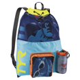 thumbnail image 1 of Mochila TYR Big Mesh Mummy para nadar en mojado, gimnasio, azul/amarillo, 1 of 3