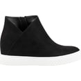 thumbnail image 2 of Women's Aerosoles Zirah Ankle Bootie Black Faux Suede Fabric 12 M, 2 of 5