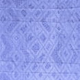 thumbnail image 1 of Ahgly Company Indoor Square Abstract Blue Modern Area Rugs, 4' Square, 1 of 4