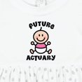 thumbnail image 4 of Inktastic Future Actuary Baby Girl Girls Baby Dress, 4 of 5
