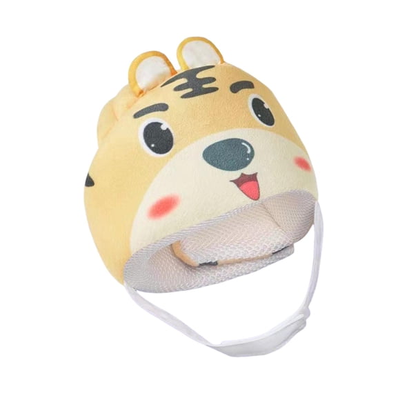 Casco para bebé, gorro suave con esponja ajustable para aprender a caminar, protectores para la cabeza del bebé, cascos de dibujos animados, sombrero Tigre