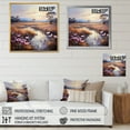 thumbnail image 4 of Designart "Meadow Contemplative Landscape Painting I" Landscapes Floater Framed Wall Art Living Room, 4 of 7
