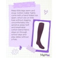 thumbnail image 7 of MeMoi Cotton Cable Knit Tights - Girls - Female, 2, Plum Perfect, 7 of 7