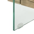 Safavieh Kayley Rectangular Modern Glass Coffee Table, Natural