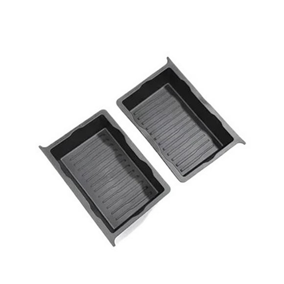 TPE Under Seat Storage Box For Tesla Model Y 2021-2024 Center Console Organizer Bins Front Backseat Bag Trash Tray
