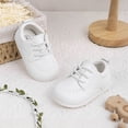 thumbnail image 4 of HsdsBebe Baby Boys Girls Shoes Infant Oxford Dress Shoe Loafers Brogue Flats for First Steps Walkers 0-24M, 4 of 8