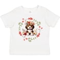 thumbnail image 3 of Inktastic Beagle Puppy Flowered Girls Toddler T-Shirt, 3 of 5