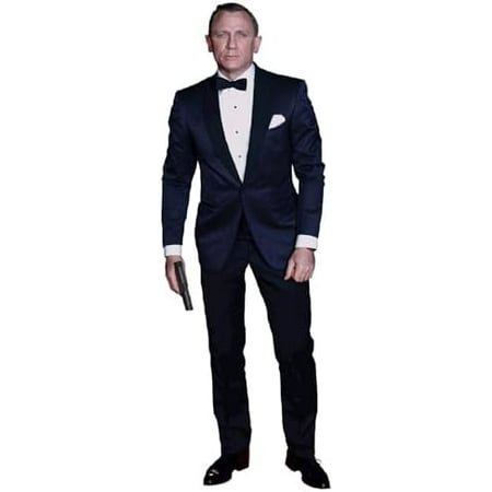 Daniel 007 LIFESIZE Cardboard Standup Standee Cutout Poster Figure Display Casino Royale Quantum of Solace Skyfall Spectre NO TIME to DIE