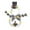 White, variant on Christmas Wreath with Lights for Front Door,16 x 8 Inch Battery Pperated Christmas Decorations Lighted Snowman Wall Decor
