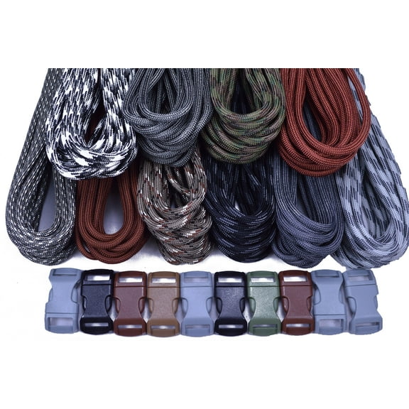 Bored Paracord Brand Paracord Starter Kit - Grey Combo Kit