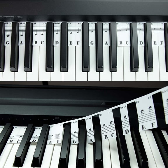 Keyboard Note Set Up QMG, 88-Key Piano Note Chart, Full Range, Easy Setup for Beginners ...