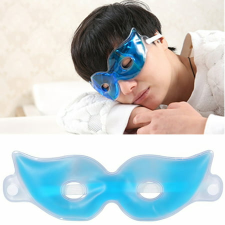 Yosoo Ice Eye Mask, Hot and Cold Therapy Gel Facial Eye Mask, Reusable Ice Mask for Migraine Headache, Eye Fatigue Stress Dark Circles