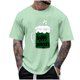 thumbnail image 1 of Camiseta de Cuello Redondo con Suéter de Impresión Casual para Hombres, Blusa de Manga Corta con Tela Resistente Al Desvanecimiento, 1 of 4