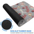 thumbnail image 6 of Long Mouse Pads for Desk,Baseball Silhouette Pattern Desk Mats on Top Of Desks, Desk Mouse Pad Extra Large with 3mm Non-Slip Base and Stitched Edge for Gaming,Office,Work,Home 35.4"x15.7", 6 of 6