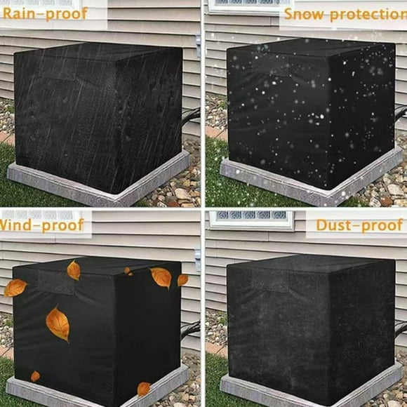 Furniture Outdoor Square Vertical Air Conditioner Cover for External Unit Rain Shield and Central AC —Durable Exterior Shield for Weatherproofing and Longevity
