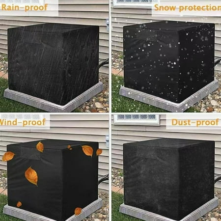 

CFS Outdoor Square Vertical Air Conditioner Cover Outer Unit Air Conditioner Cover Rain Cover Central Air Conditioner Protective Cover