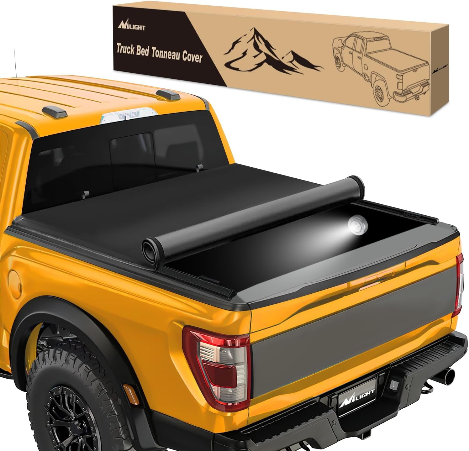 Charismatic Roll-Up Soft Tonneau Cover For 1973-1998 Ford F-Series 6.5ft Fleetside