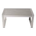 thumbnail image 1 of Pangea Home Karen Aluminum Frame Outdoor Coffee Table in Gray Taupe, 1 of 1