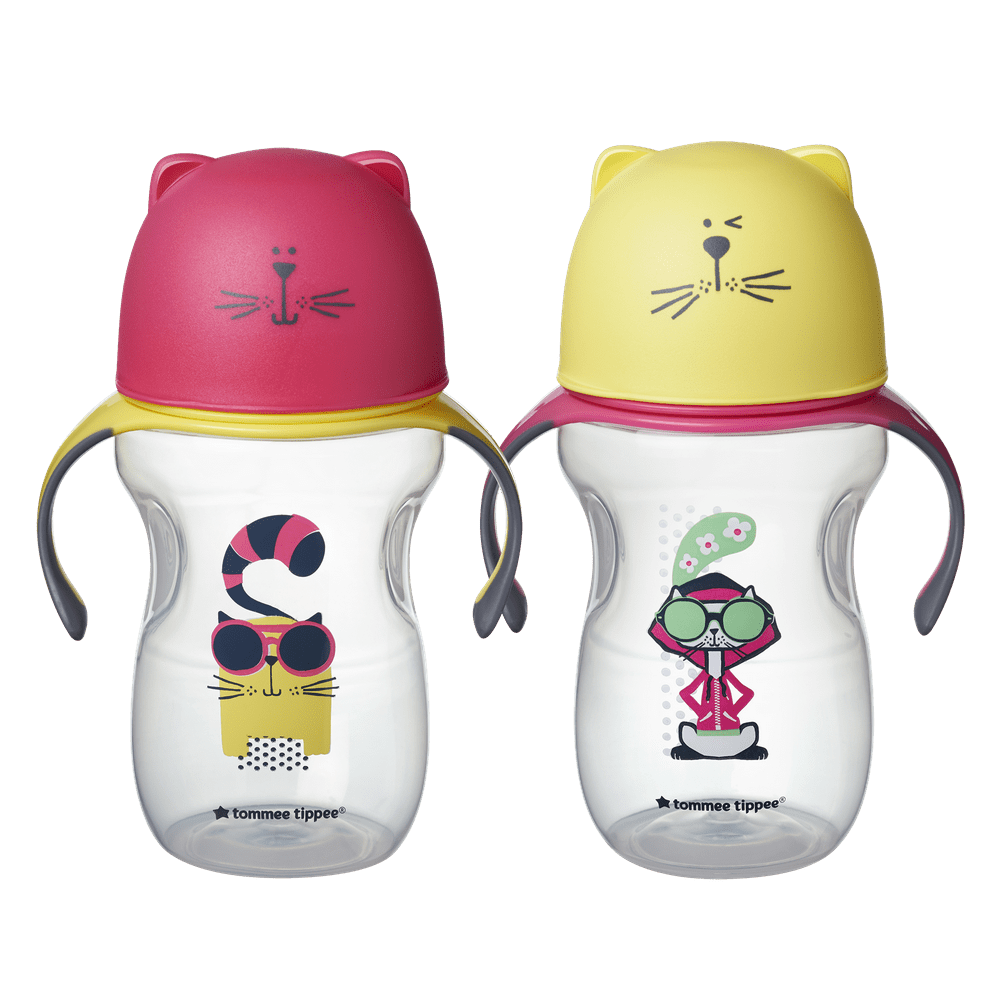 Tommee Tippee Natural Transition Soft Spout Sippy Cup, Girl 12