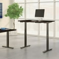 thumbnail image 2 of Bush Move 60 Series Mocha Cherry 48W x 24D Height Adjustable Standing Desk M6S4824MRBK, 2 of 9