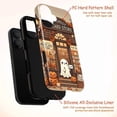 thumbnail image 3 of Adorable Ghost Postcard Store Halloween Phone Case for iPhone 16 15 14 13 12 11 Pro Max, Mini & Plus – Cute Fall Pumpkin & Letter Design for Phone Cover, 3 of 6
