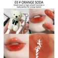 thumbnail image 4 of Dengmore Moisturizing Lipstick White Bear Keychain Lip Glaze Super Lustrous Glass Shine Lipstick Non Greasy Mirror Gloss Lipstick Shine Shimmer Tinted Sheer Color Lip Stick 1.7ml, 4 of 6