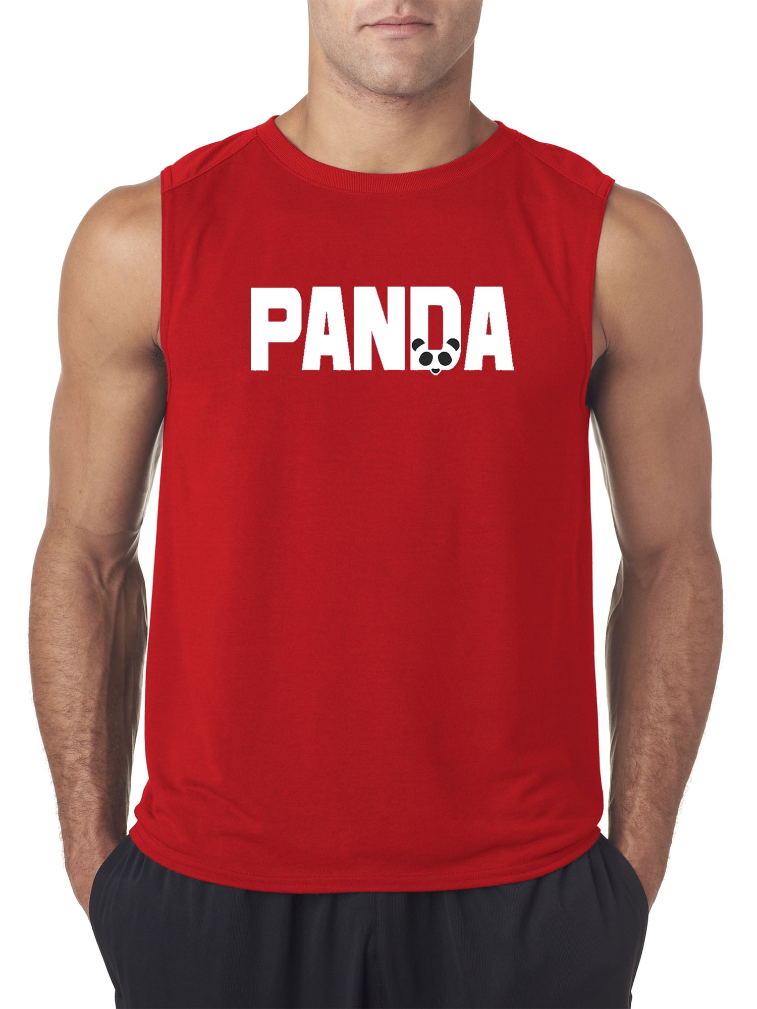 Trendy Usa Trendy Usa 462 Men S Sleeveless Panda Rap