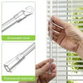 thumbnail image 3 of 8 Pcs White Blinds Transparent Blind Wands Blind Tilt Wand Vertical Blinds Wand Window Drapery, 3 of 3
