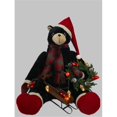 thumbnail image 1 of RG Style XM-A6190N Patented 34 in. Christmas Inflatable Sitting Bear Indoor Decoration with Music & LED Lights, 1 of 1