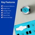 thumbnail image 3 of Avery Printable Wraparound Labels, Bright Blue, 1.5" x 3.5", 400ct, 3 of 11