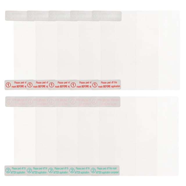 OUNONA 12Pcs Transparent Static Cling Pads for Car Windshield Dash Cam Adhesive with Double Side Tape