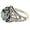 Silver, variant on Opvise Creative Vintage Rainbow Color Zircon Hollow Out Women's Ring Jewelry Gift