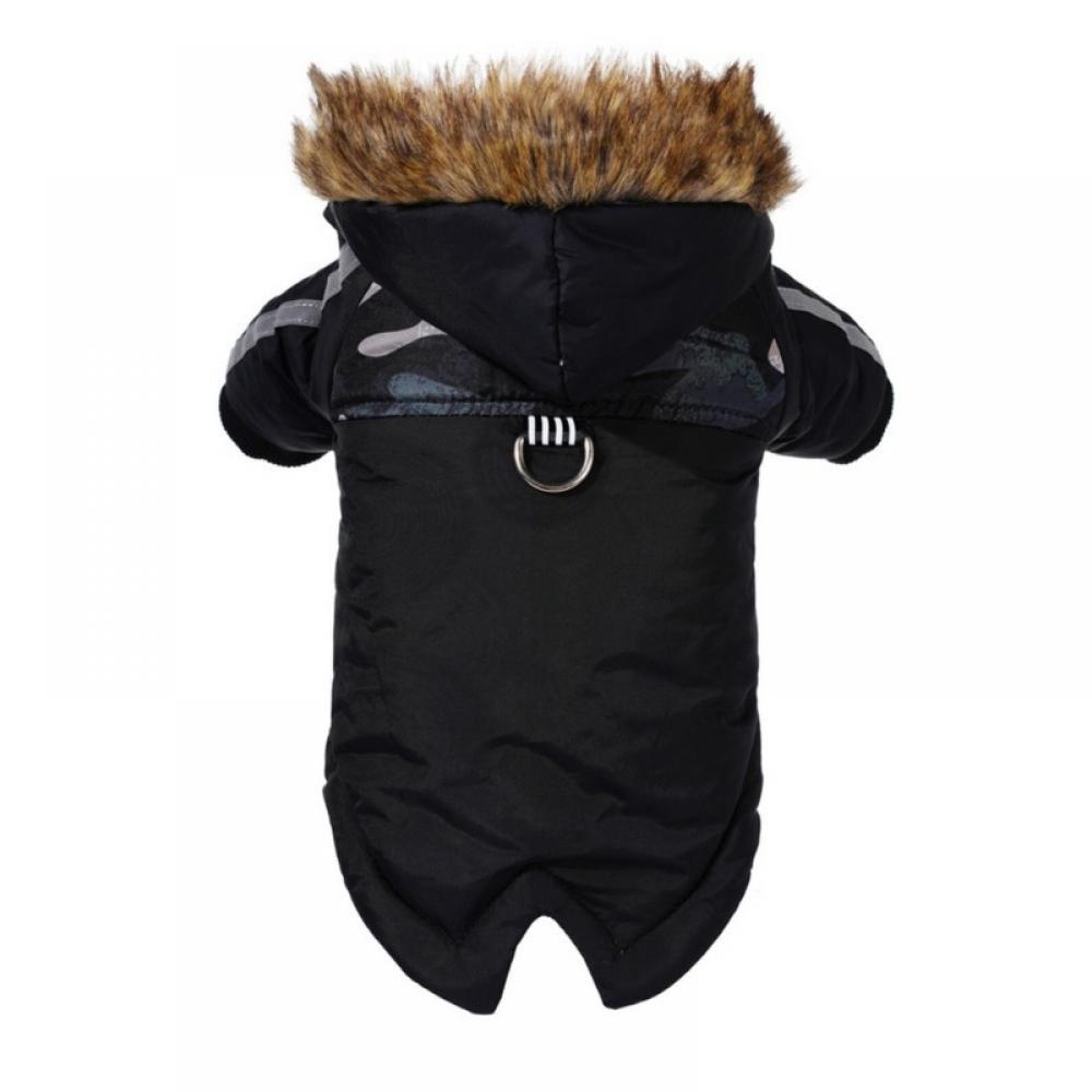 Fleece Lining Extra Warm Dog Hoodie in Winter,Small Dog Jacket Puppy