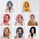 thumbnail image 4 of Xiao Hua Gorro de peluche, bufanda, máscara, cordón, invierno, cálido, de punto, con capucha, para exteriores, rosa, 1 pieza, 4 of 5