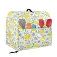 thumbnail image 2 of FOR U DESIGNS Flower Lemon Stand Mixer Cover with Pocket Stain Resistant Kitchen Aid Covers for Stand Mixer Dust Cover Case for Stand Mixer or Coffee Maker - S, 2 of 8