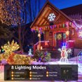 thumbnail image 6 of 72 ft 200 LED Solar String Lights, Outdoor Solar Solar Fairy Lights, Waterproof Christmas Lights for Garden, Party Decoration, Multicolor, 6 of 9